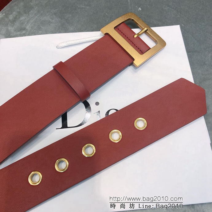 DIOR迪奧 ZP同步 復古D字扣 進口雙面頭層腰封 精緻奢華  xfp1261